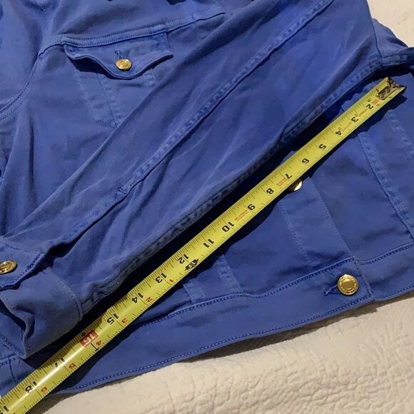 MK Oxford Blue stretch denim jacket. XL. NWT - Picture 10 of 11